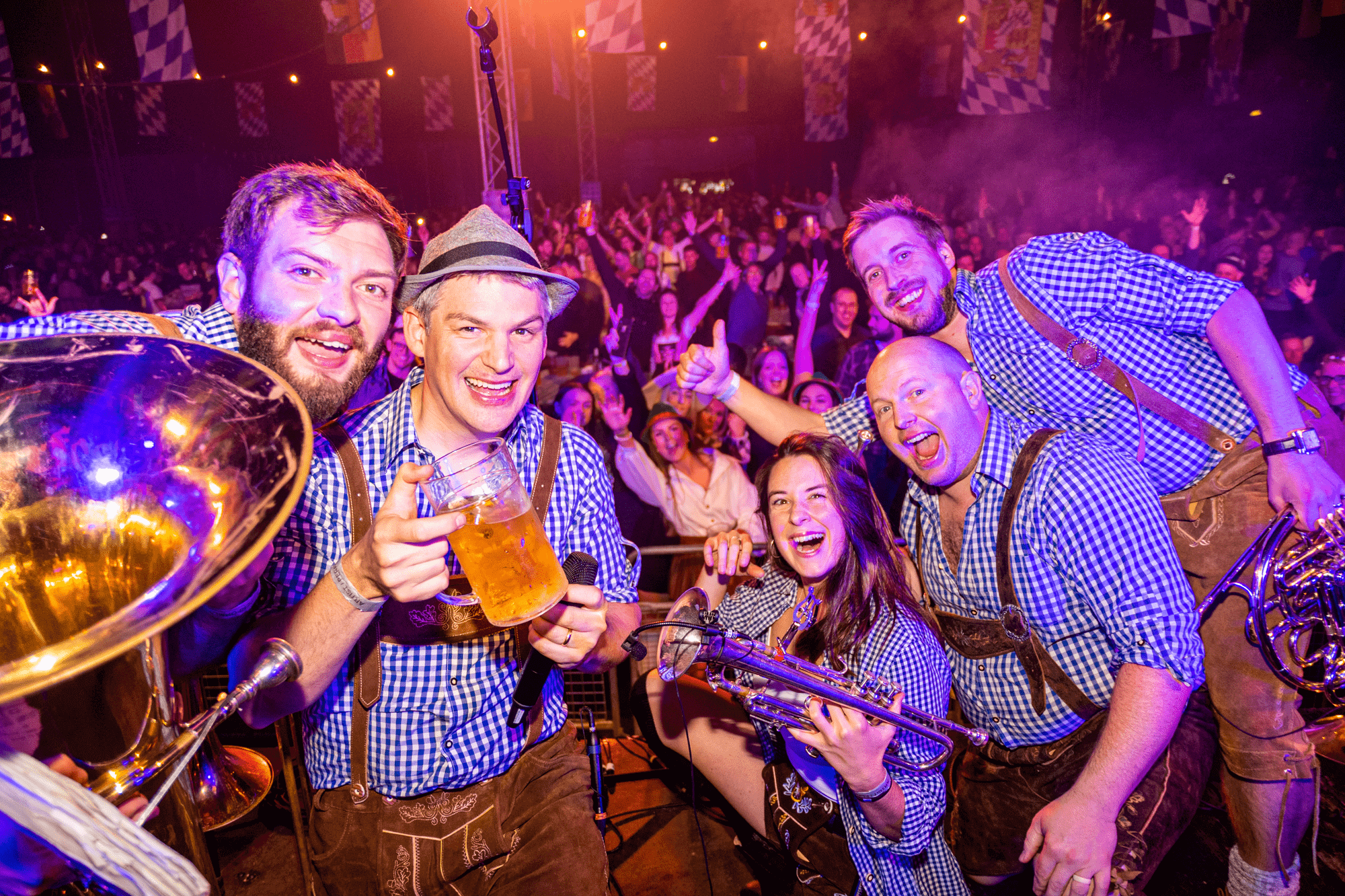 Oompah Brass Oktoberfest stage