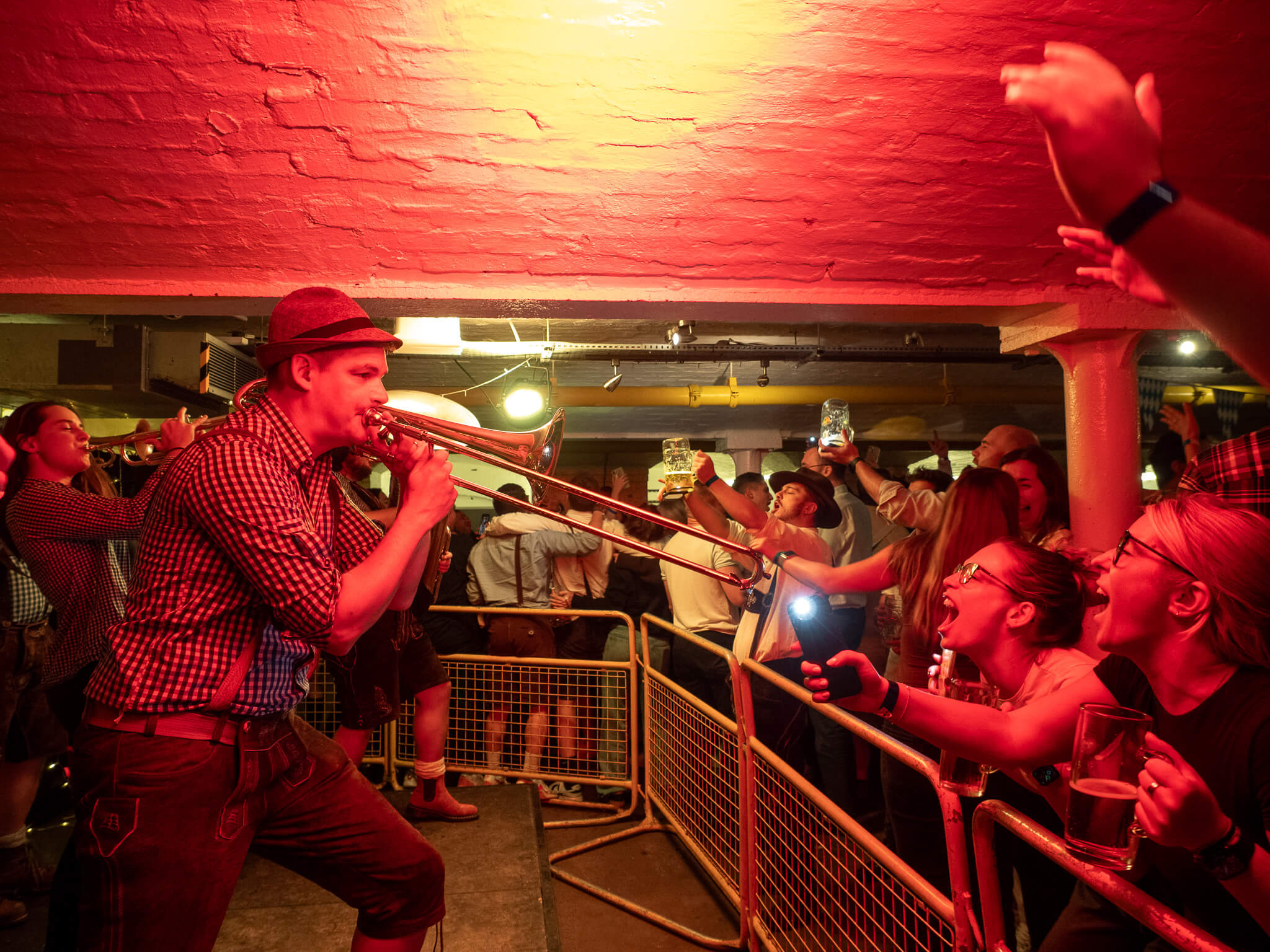 Katzenjammers with Patrick crowd