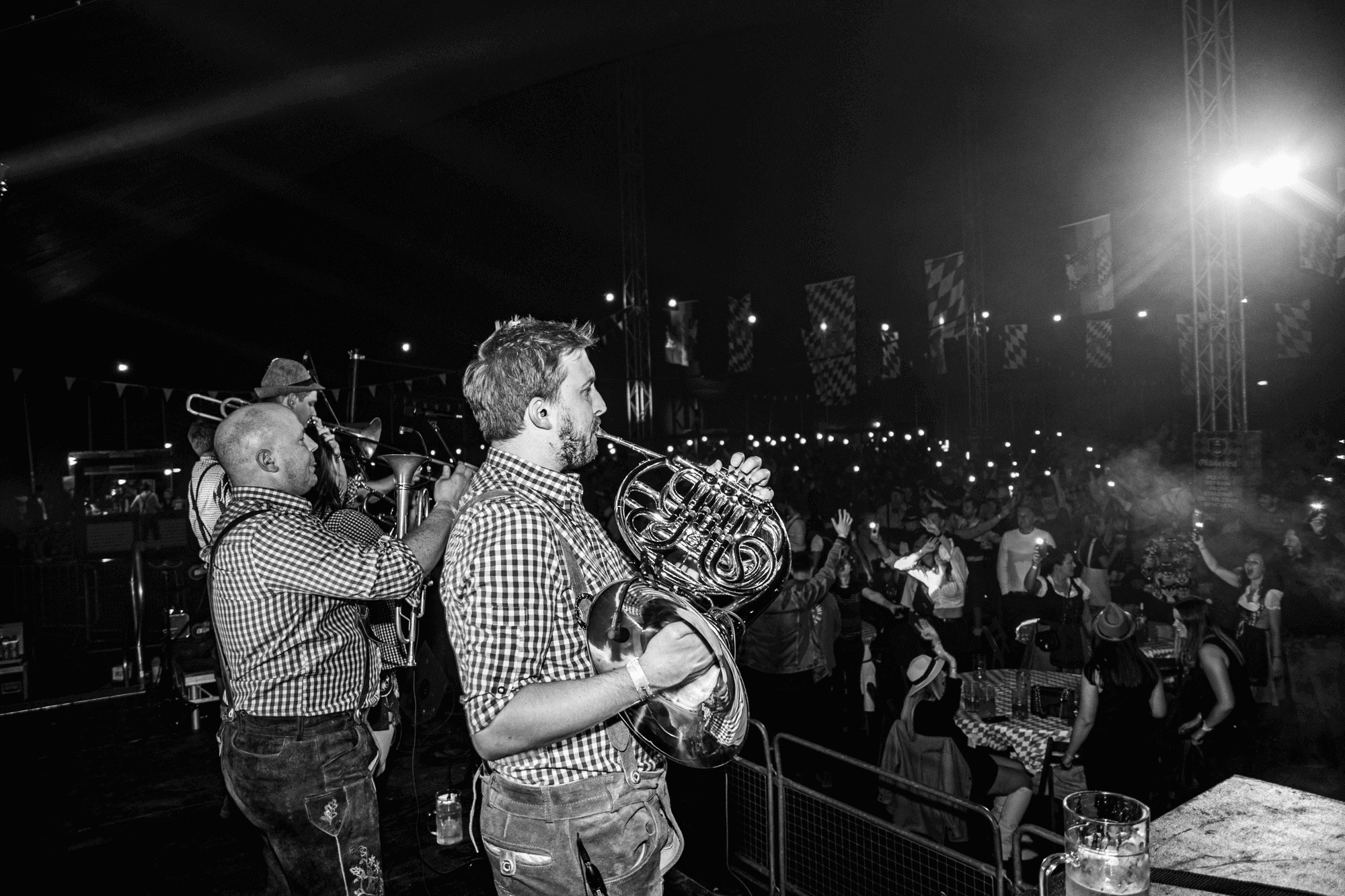 Oktoberfest black and white