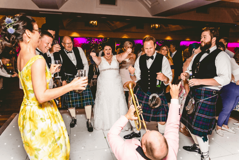 Benny with bride
