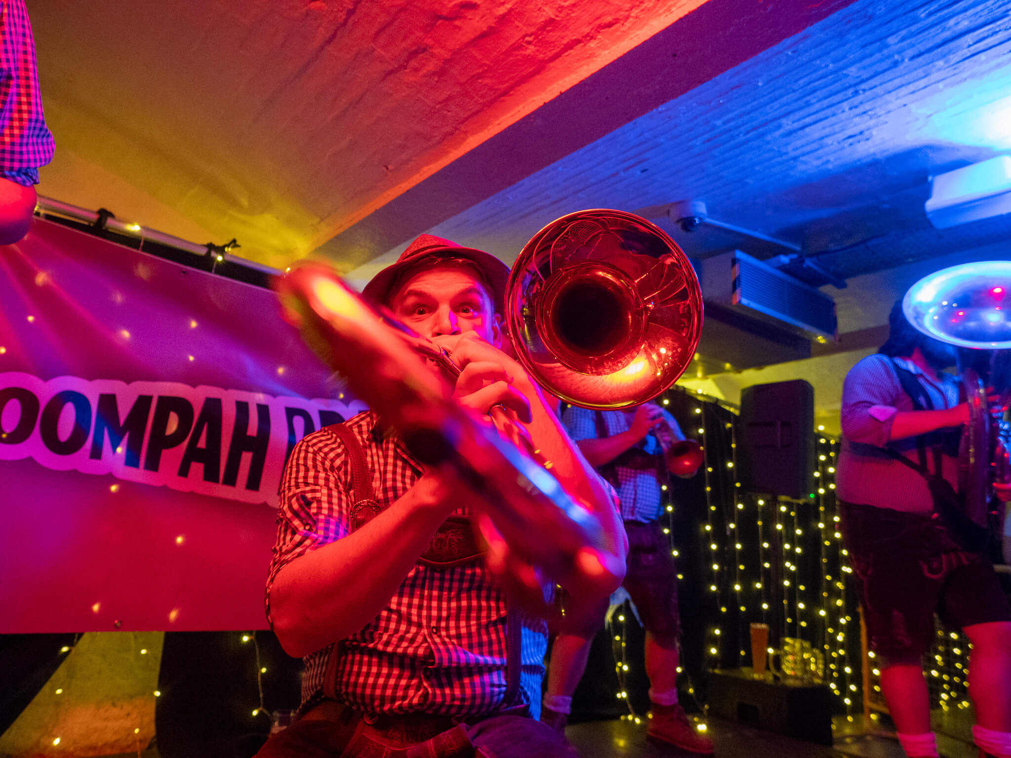 Katzenjammers Patrick trombone