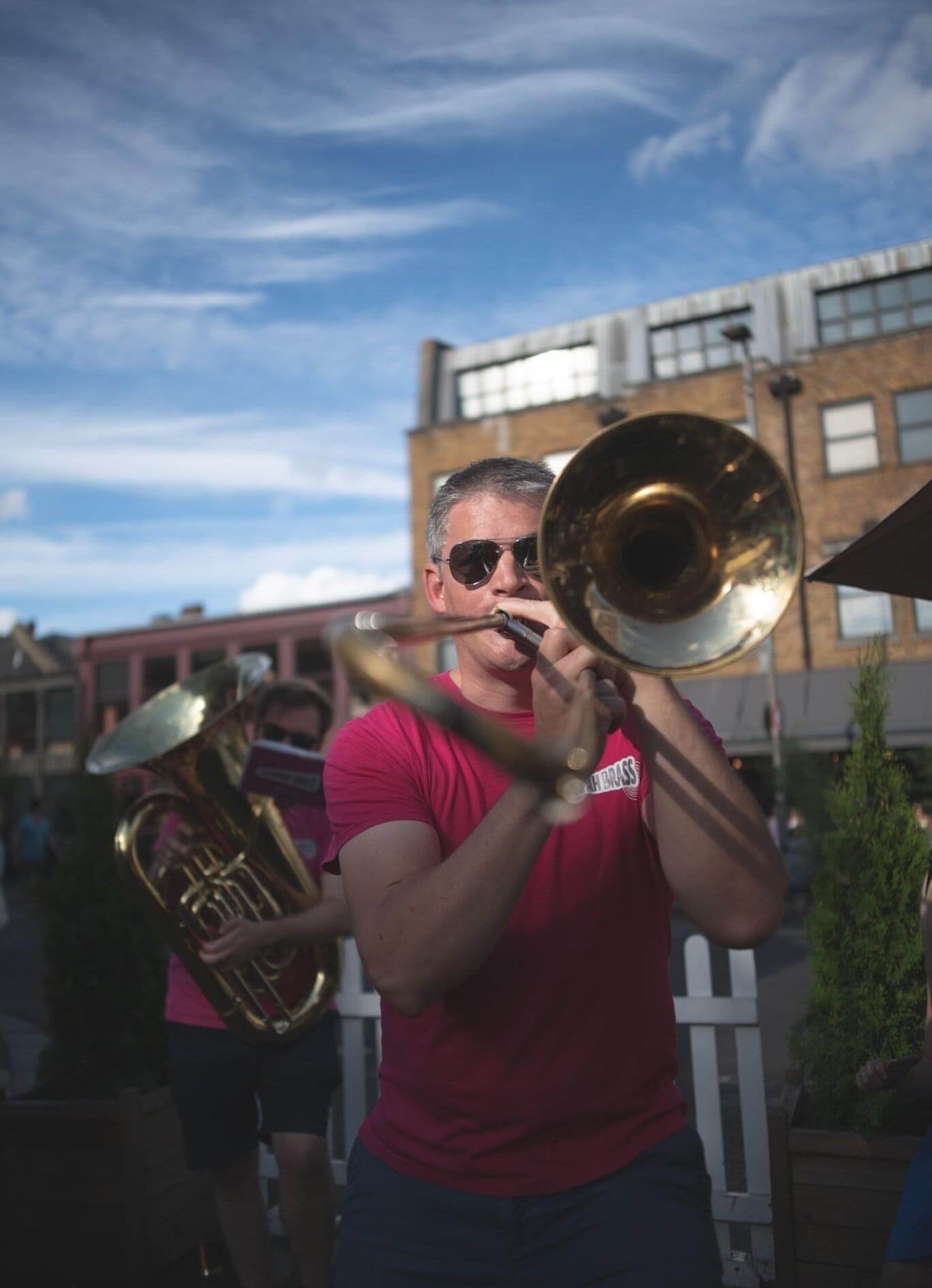 Summer trombone